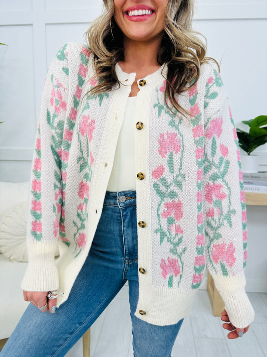 Rosebud Radiance Cardigan