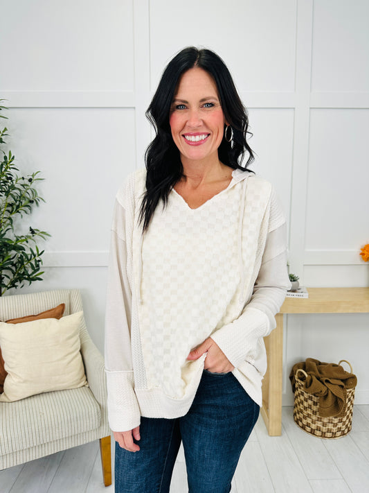 Patterned Perfection Hoodie- Multiple Colors!