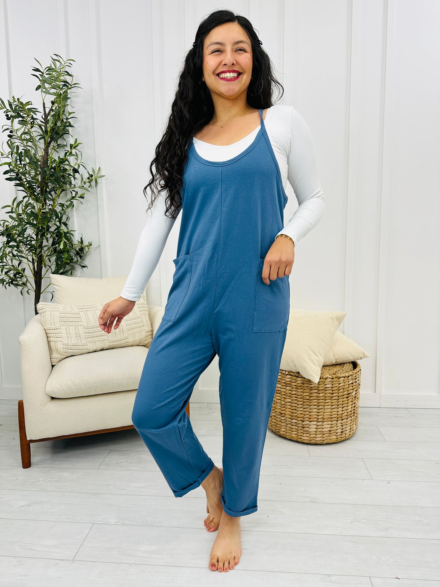 Restock! DOORBUSTER! Through High And Low Jumpsuit- Multiple Colors!