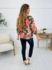 The Honeyed Florals Top In Forest Green