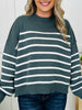 DOORBUSTER! Stripe Right Sweater- Multiple Colors!