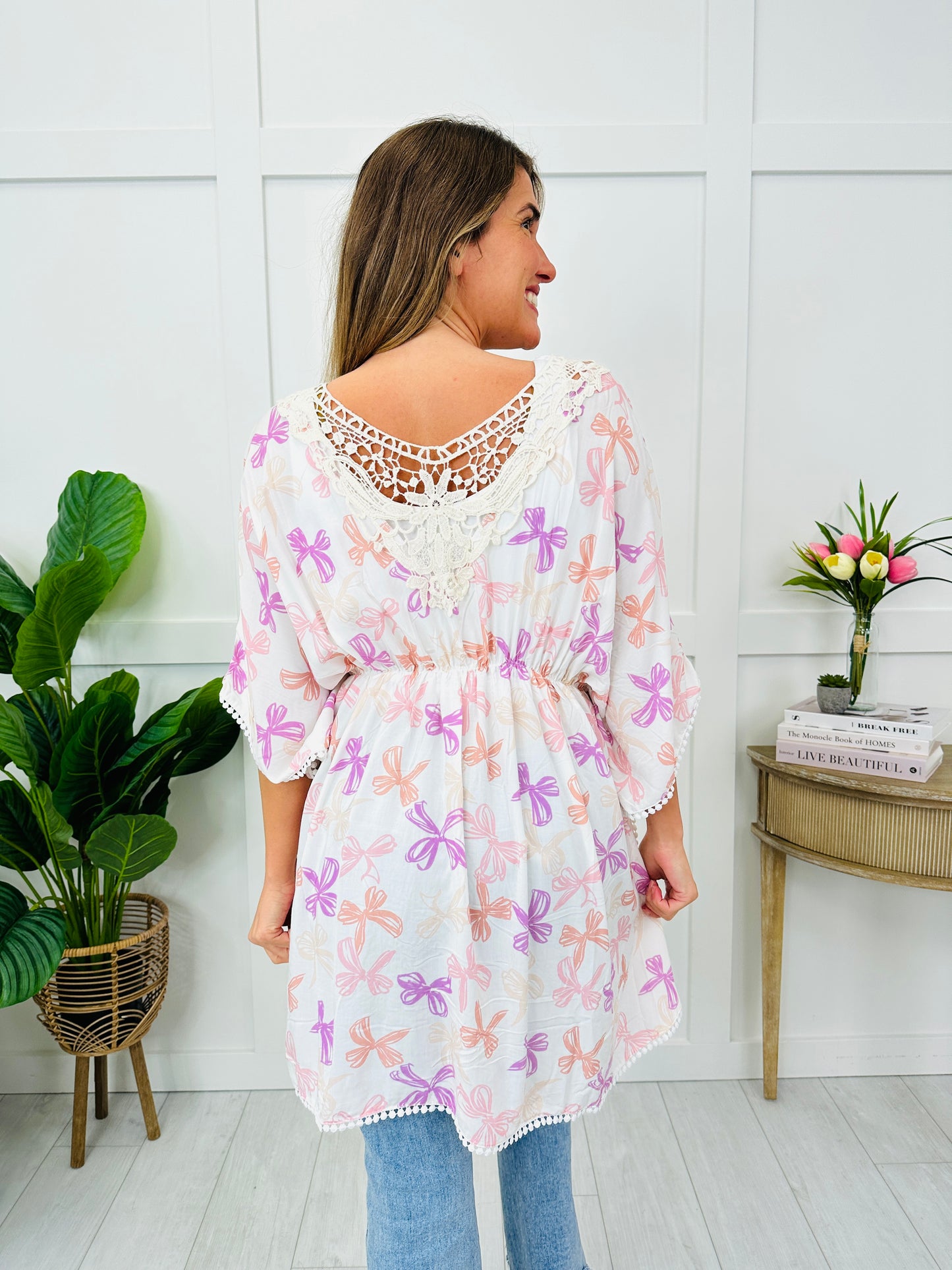 Ribbon Cover-Up Dress