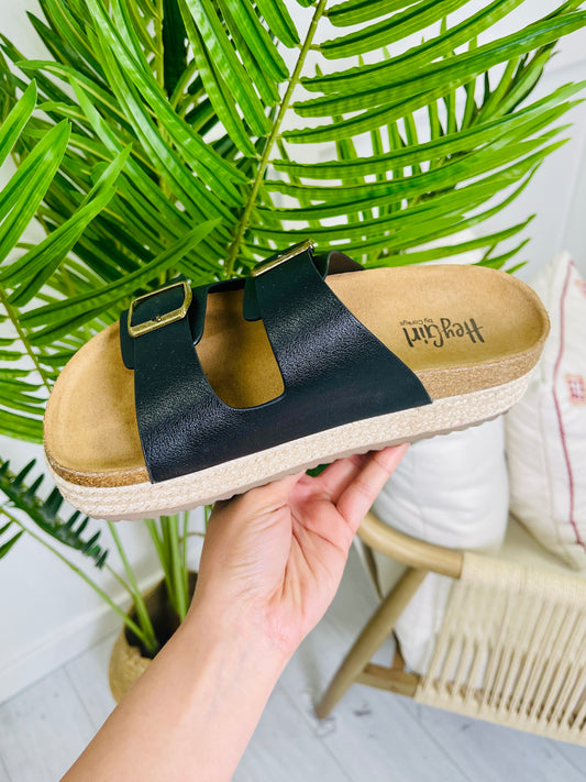 Let It Slide Platform Sandals