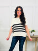 Fresh Coast Knit Top in Natural/Black