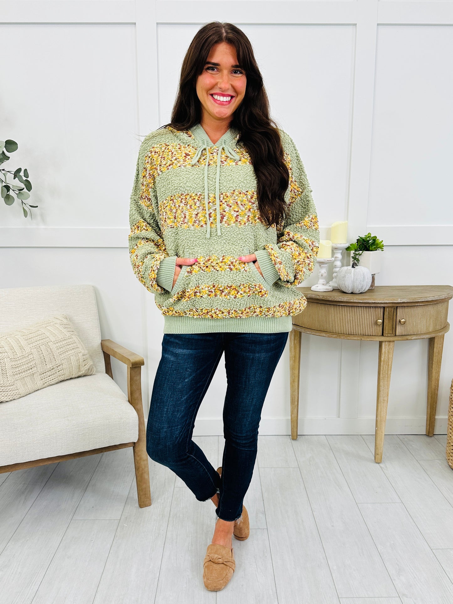 Cozy Crush Hoodie In Pistachio