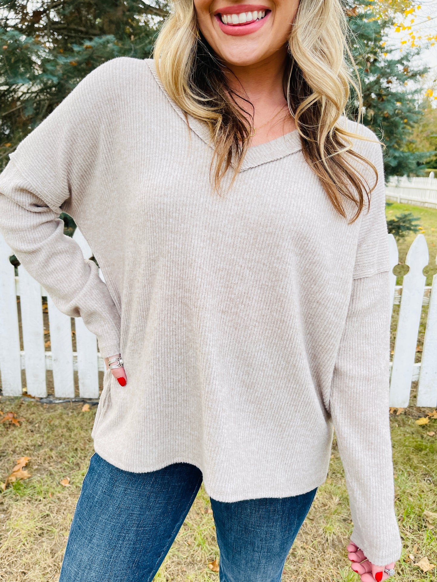 DOORBUSTER! REG/CURVY All Day Ease Top- Multiple Colors!