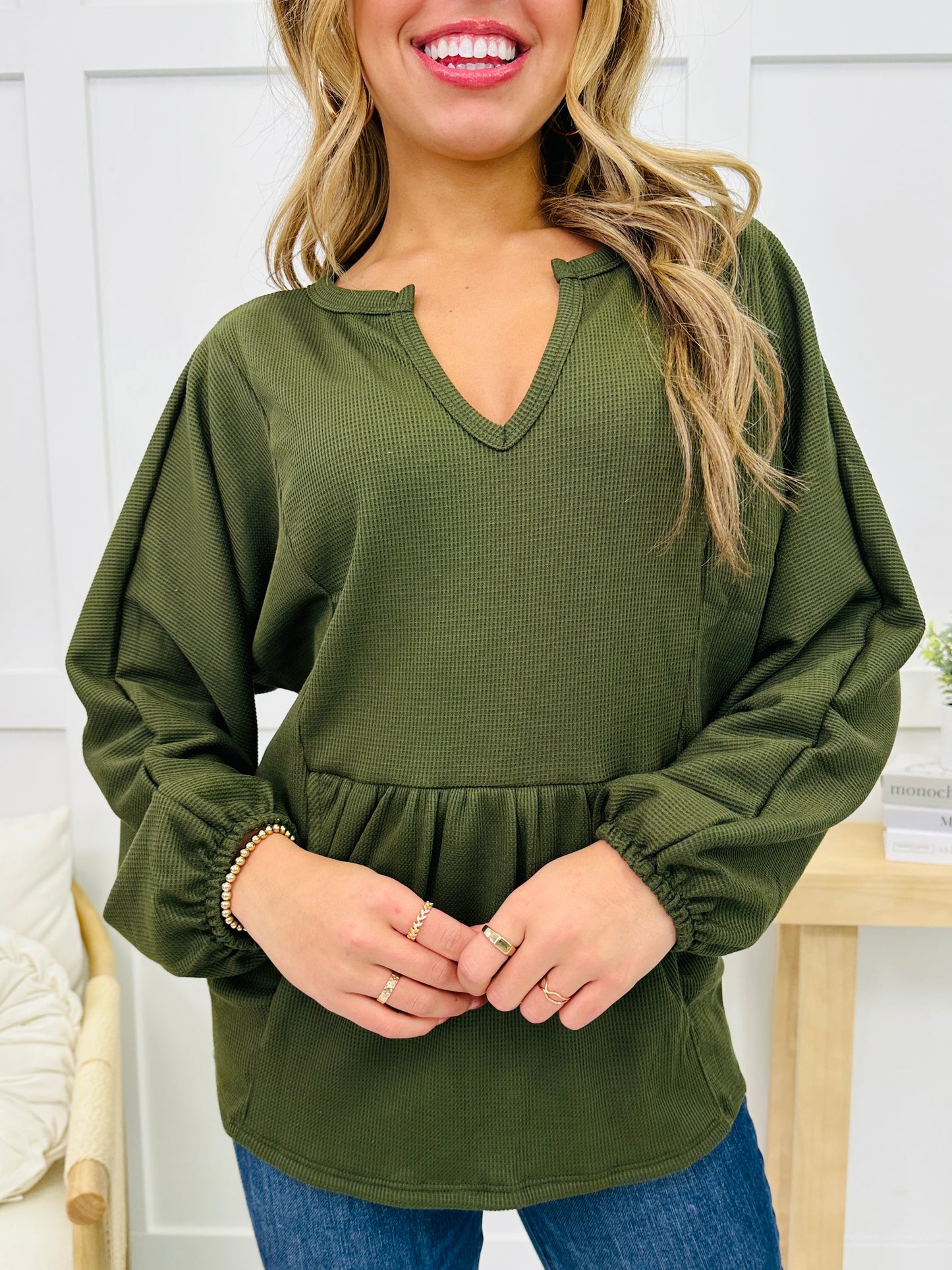 Effortless Edge Long Sleeve Top- Multiple Colors!