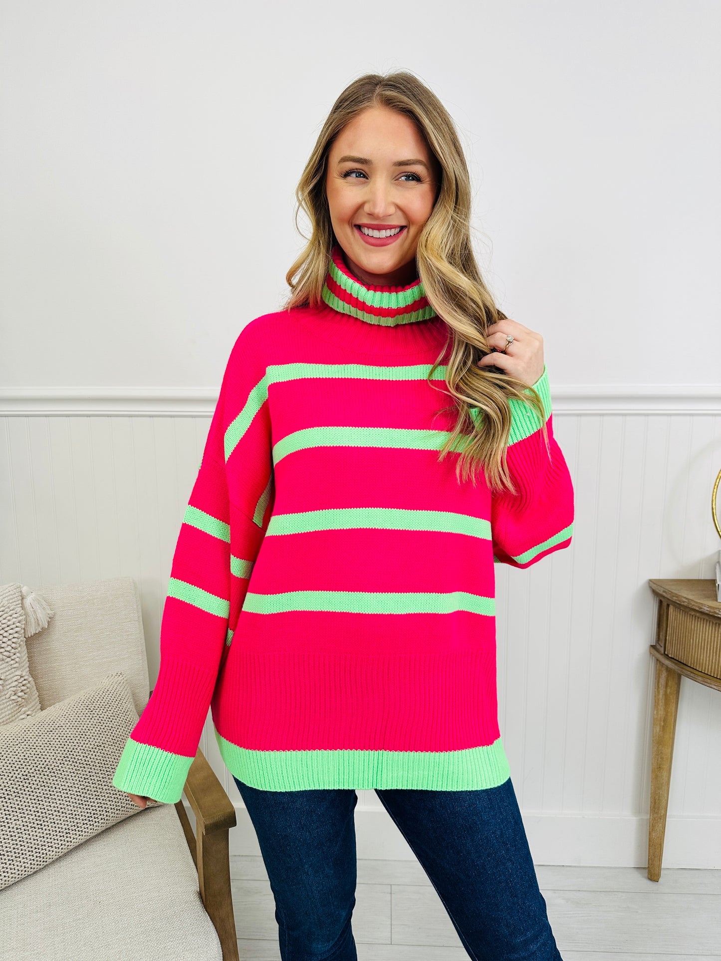Electric Stripes Sweater