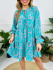 Tropical Tango Dress In Mint