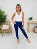DOORBUSTER! Sculpted Comfort Leggings in Lt Navy