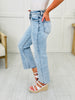 Can't Crop The Feeling MOCO Exclusive Tummy Control Cropped Wide Leg Jeans