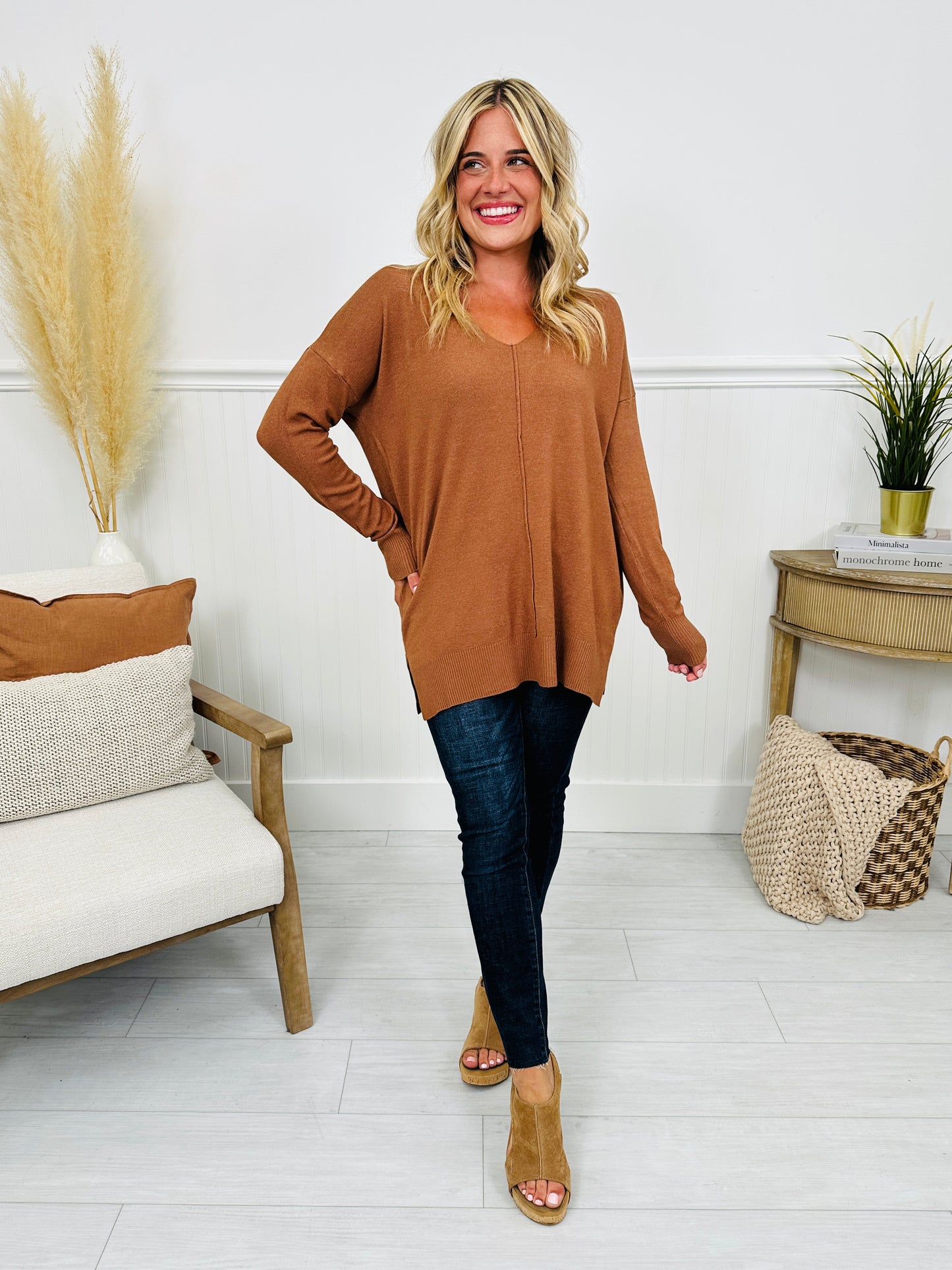Fall Feels Sweater- Multiple Colors!