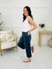 Judy Blue Spring Fling Cropped Wide Leg Jeans