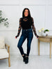 The Sheer Statement Top In Black