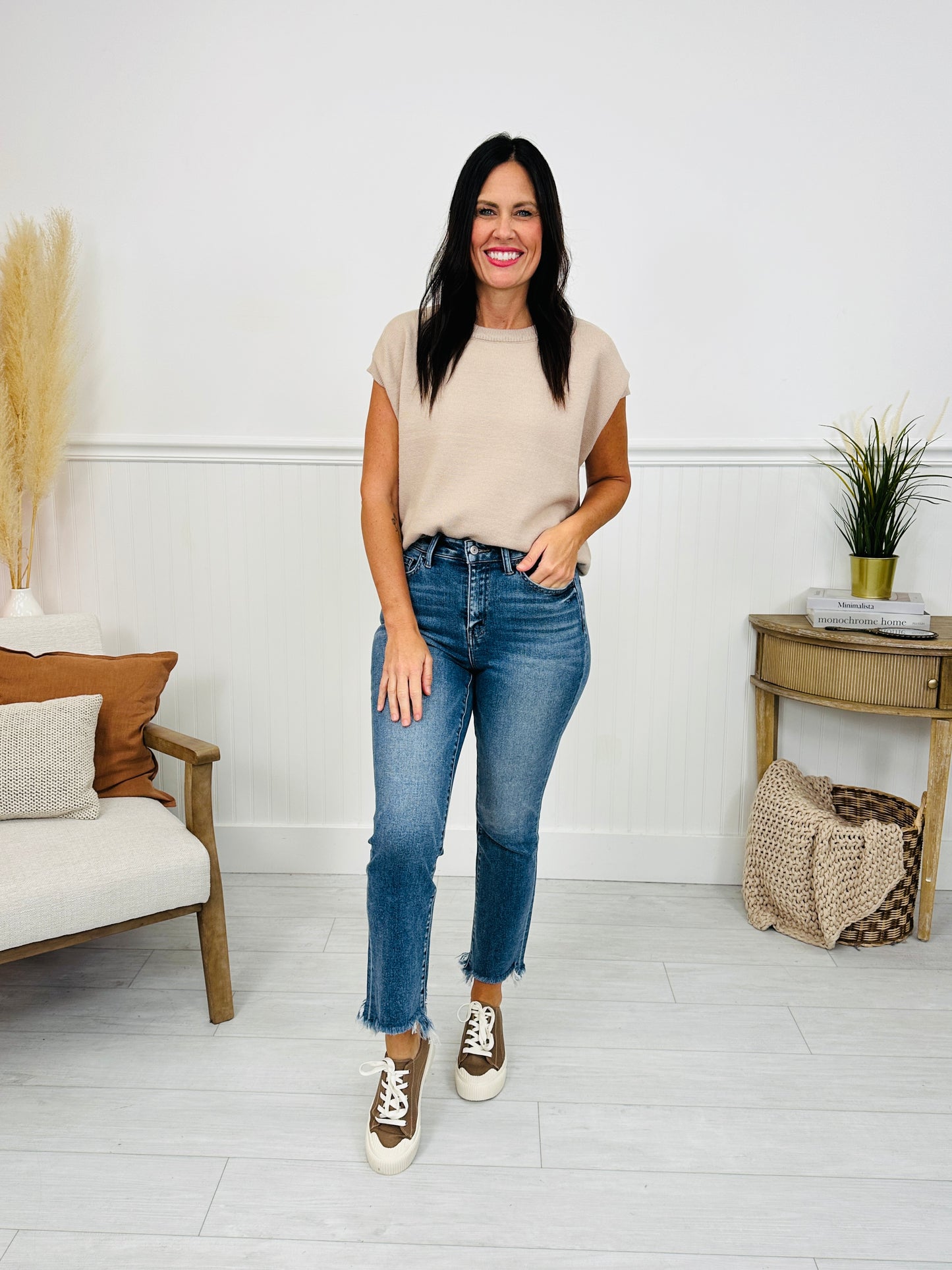 Come Out On Top Cropped Jeans
