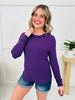 MOCO Exclusive Everyday Essential Long Sleeve Top In Eggplant