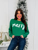 All Is Merry Sweater In Hunter Green