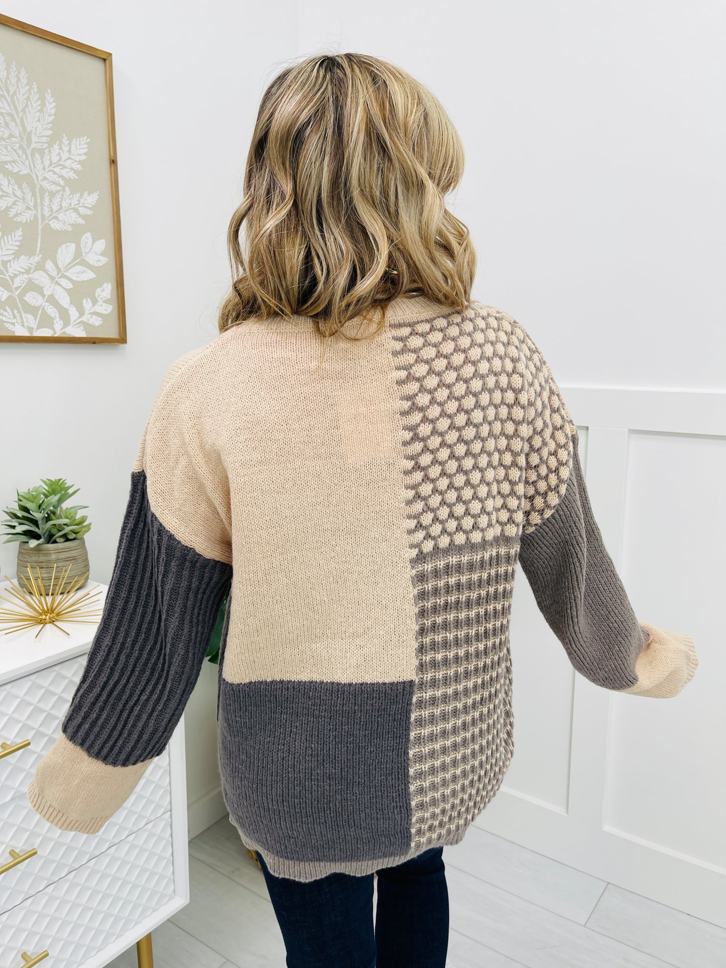 Soft Patch Combo Sweater