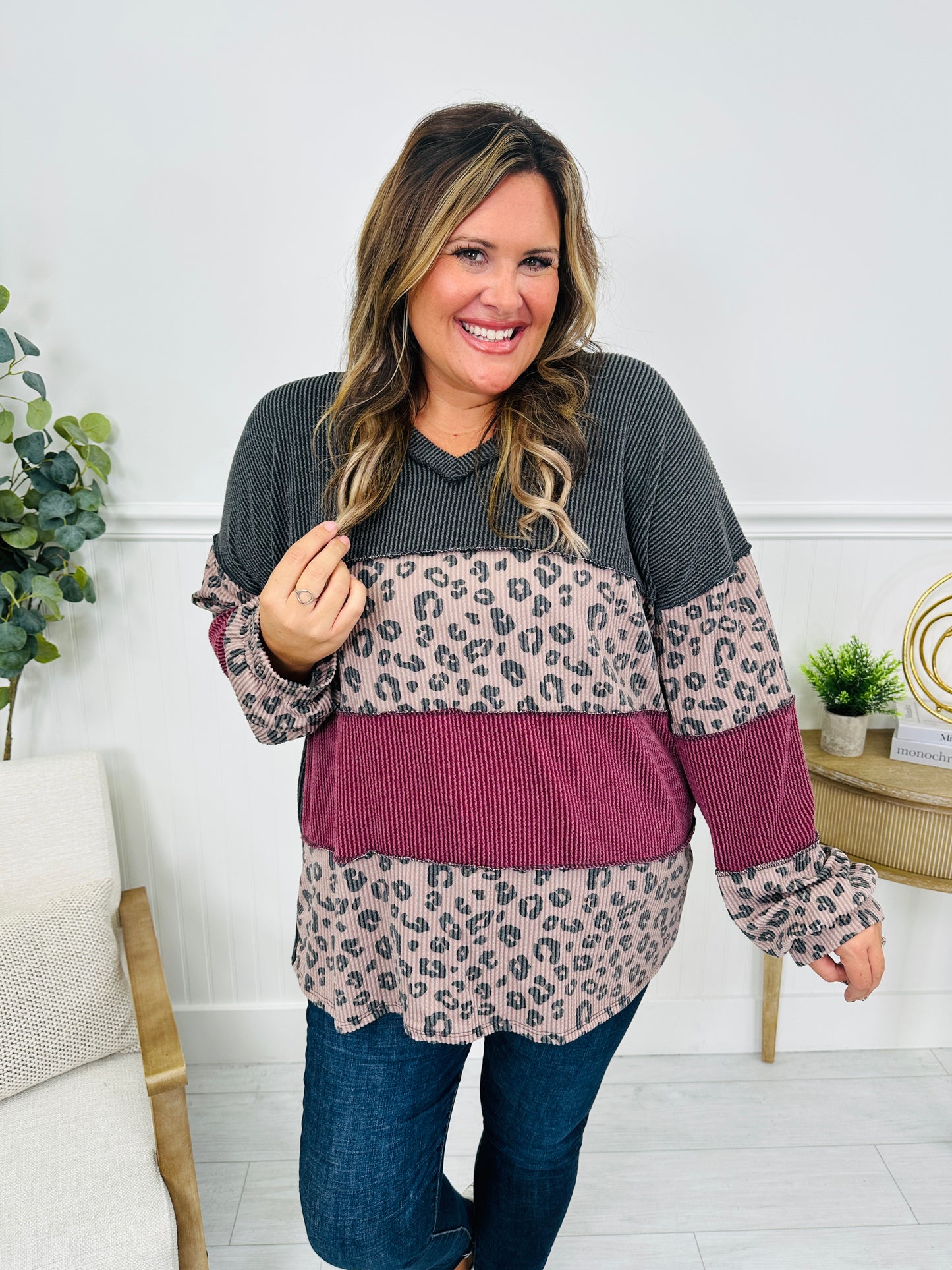 Leopard On Repeat Top- Multiple Colors!