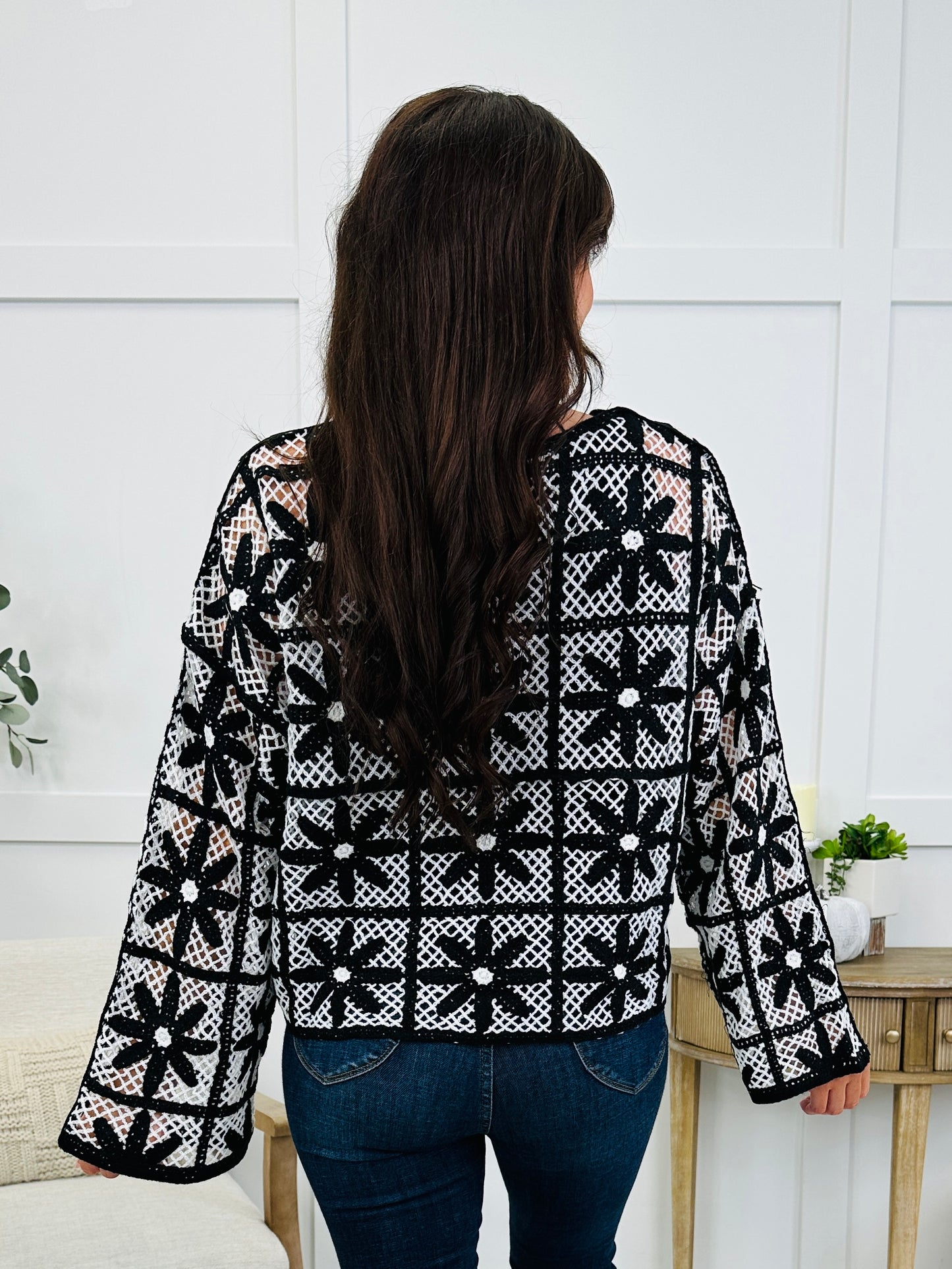 Bold Blooms Sweater