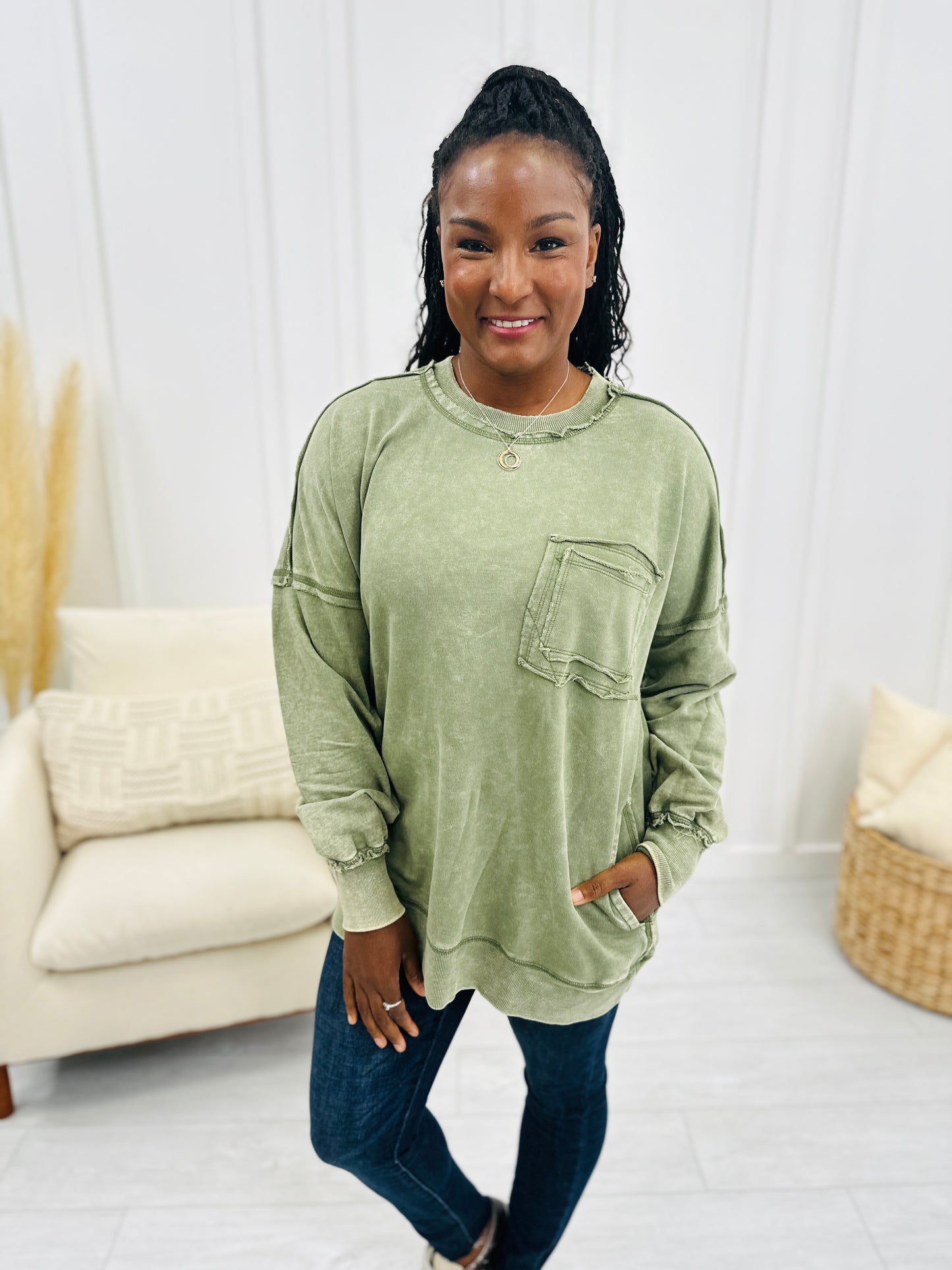 DOORBUSTER! REG/CURVY Everyday Simplicity Pullover- Multiple Colors!