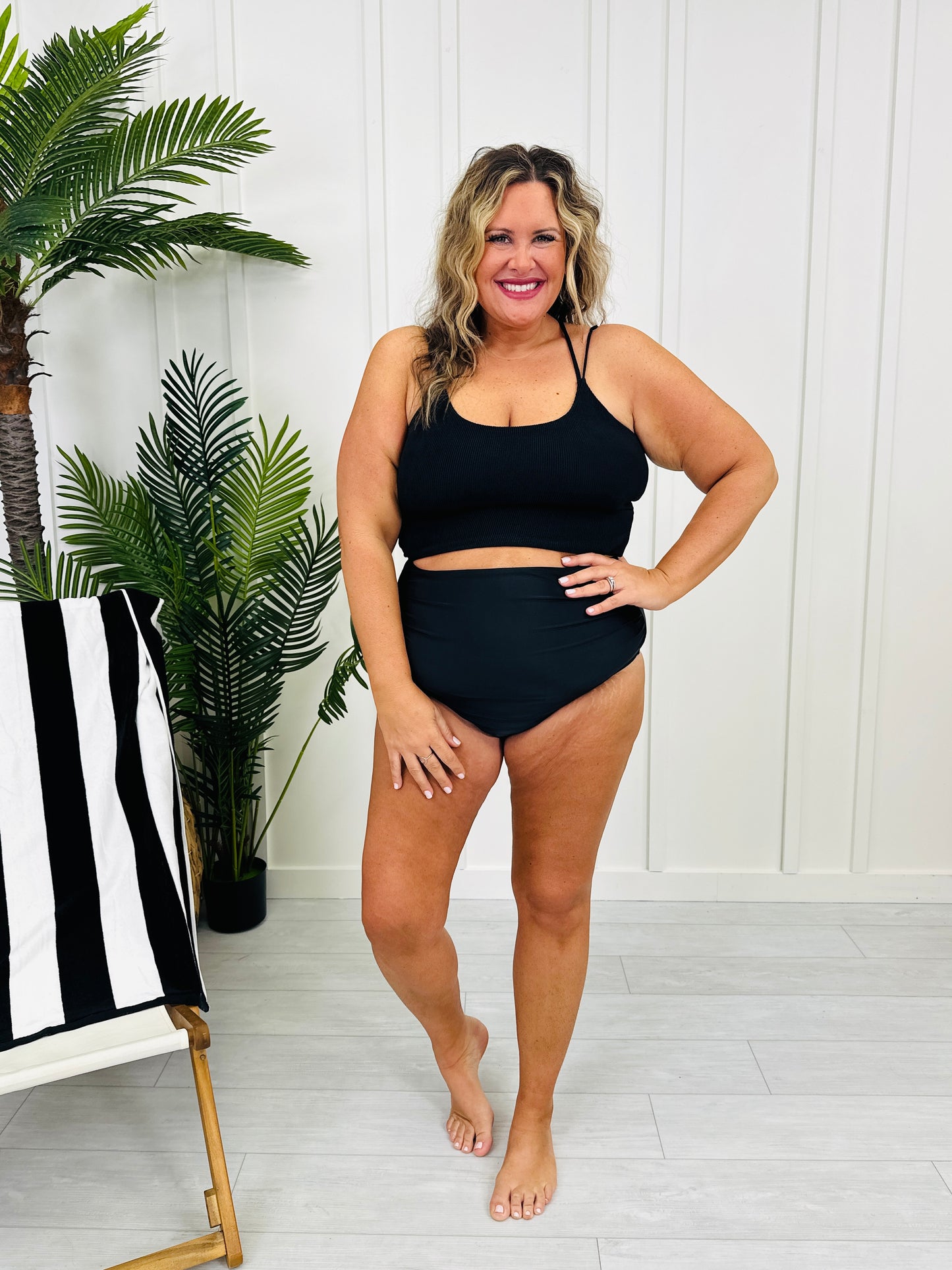 The Morgan Swim Top In Black