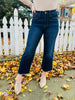 Judy Blue You Better Work It Wide Leg Jeans in Reg/Curvy