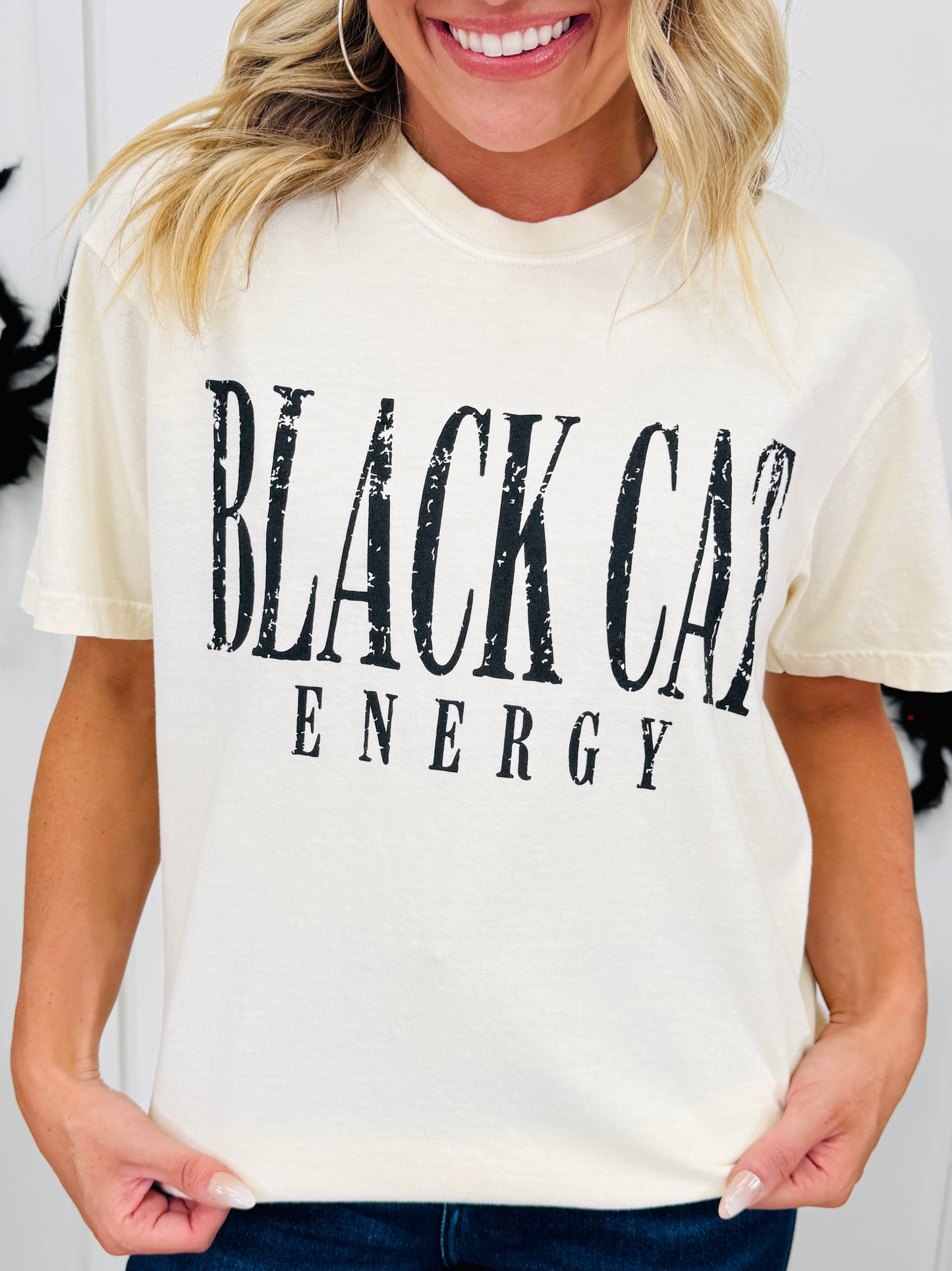 Black Cat Energy Graphic Tee