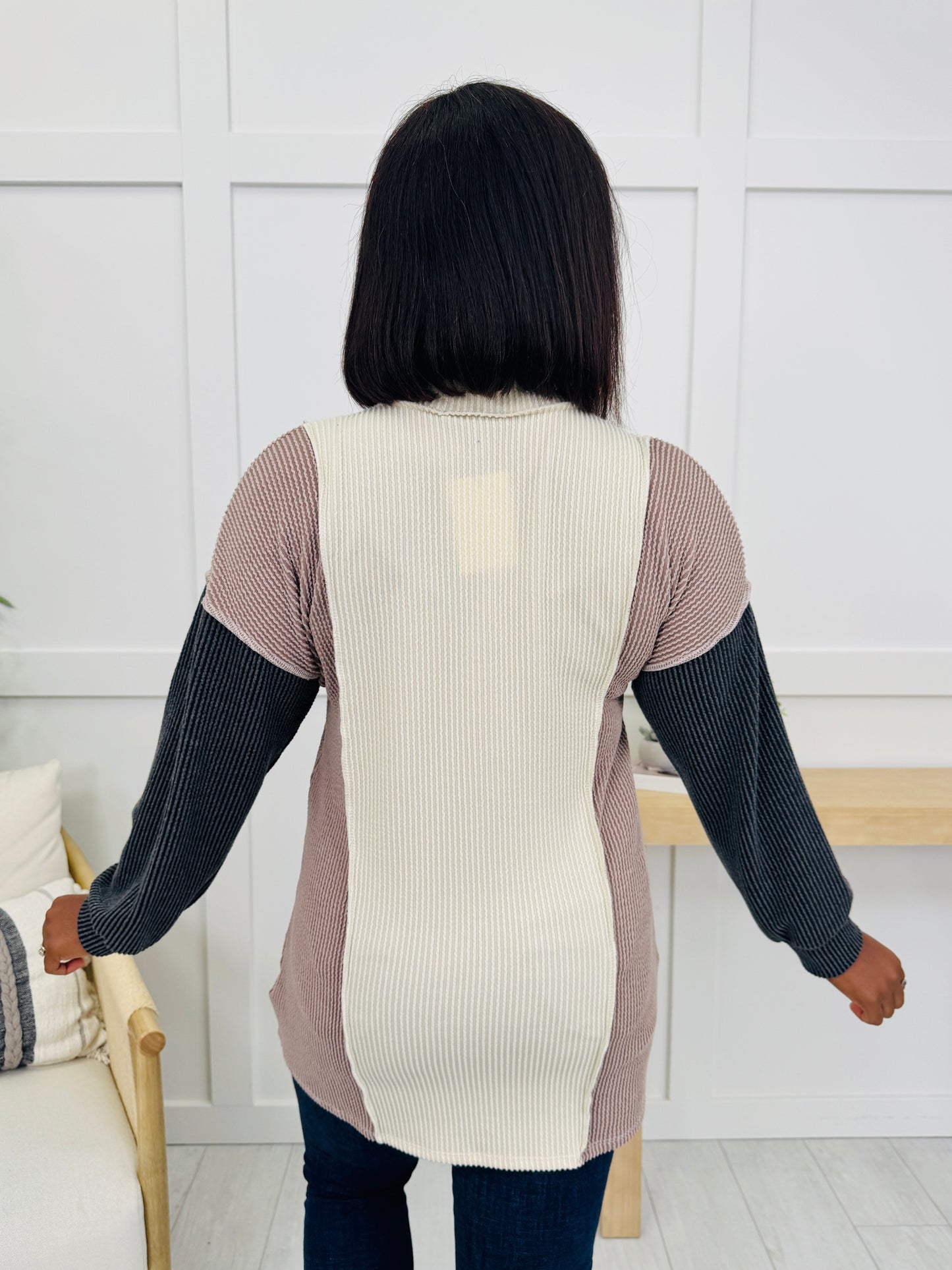 Mend It With Style Sweater in Cream