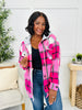 DOORBUSTER! Cabin Whisper Shacket in Hot Pink