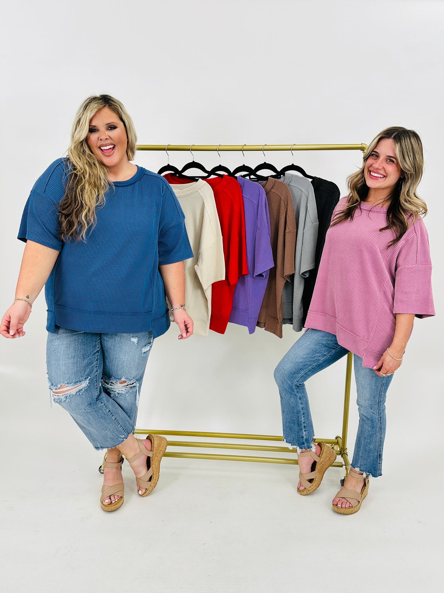 REG/CURVY Easy Living Pullover- Multiple Colors!