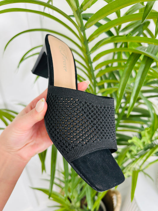 The Afterparty Heel in Black