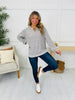Where Petals Rest Pullover in Heather Grey