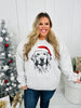 Jolly Golden Retriever Graphic Crewneck Sweatshirt