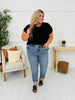 Judy Blue Cuffed and Confident Boyfriend Jeans