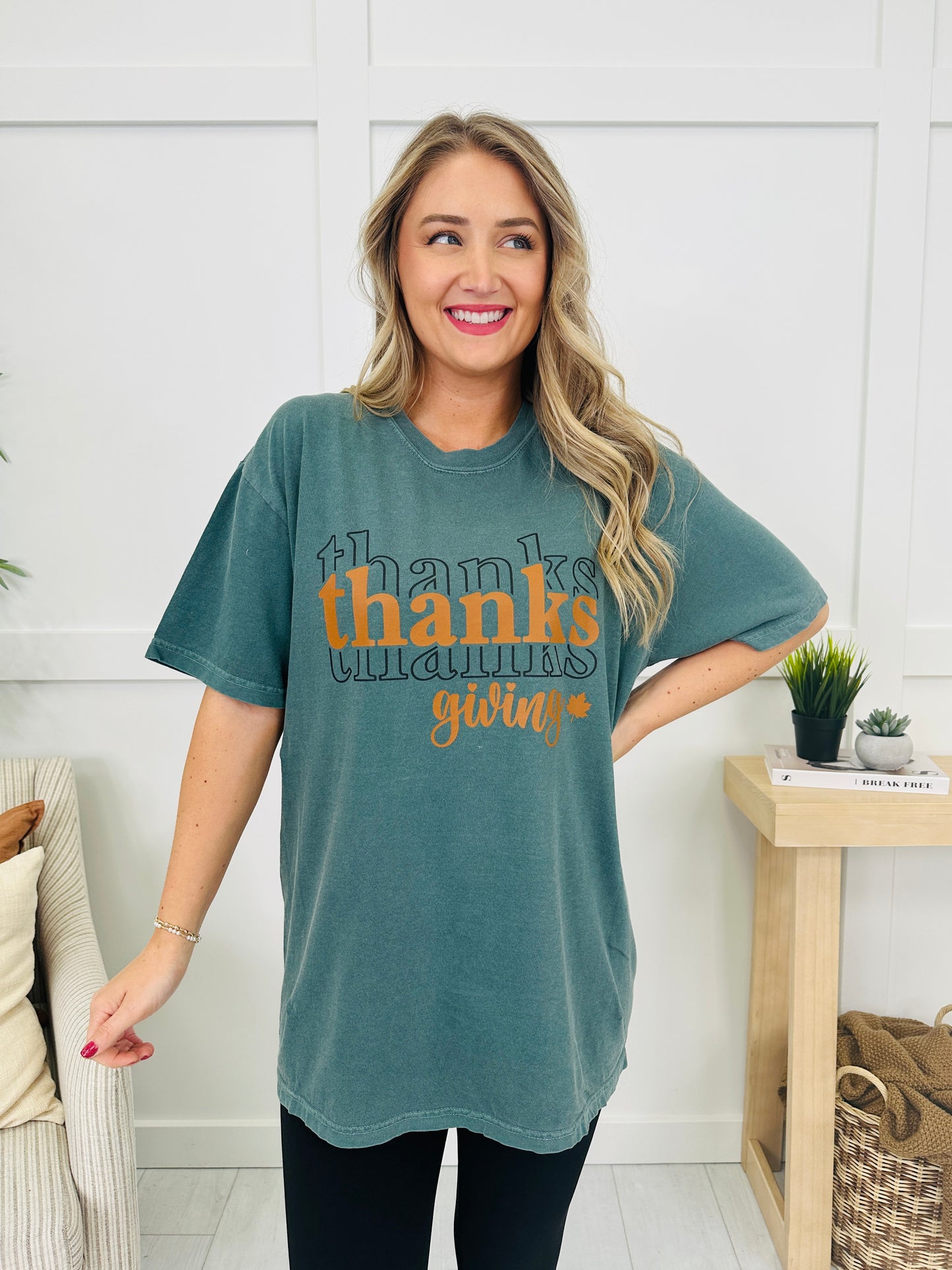 Thanksgiving Graphic Tee- Multiple Colors!