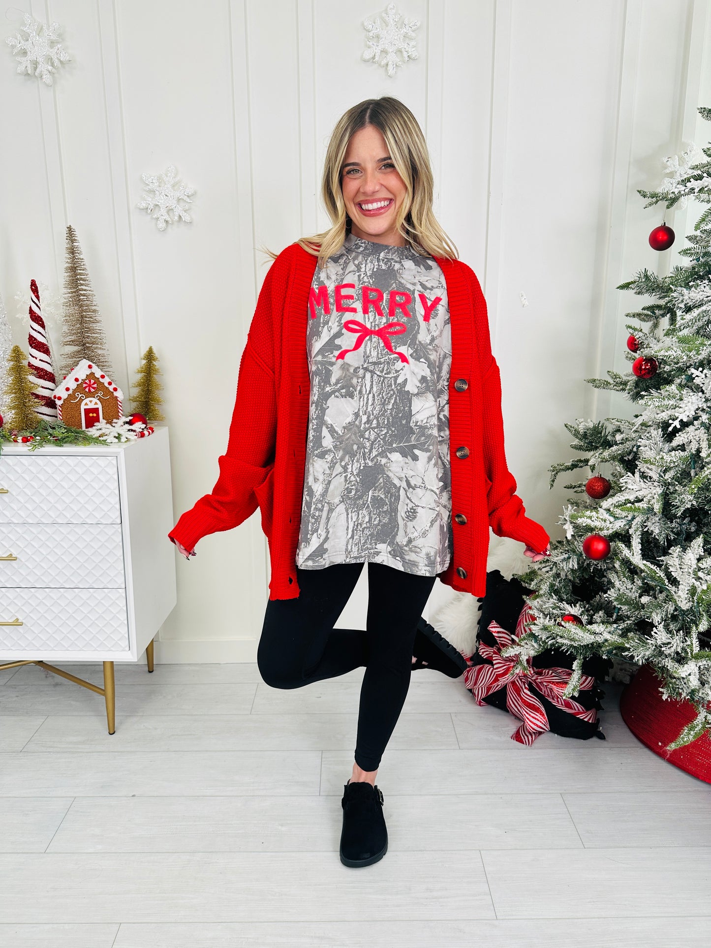 Merry Camo Graphic Tee