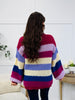 Everyday Bright Sweater in Plum Combo