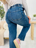 Judy Blue Tied and True Drawstring Wide Leg Jeans in Reg/Curvy