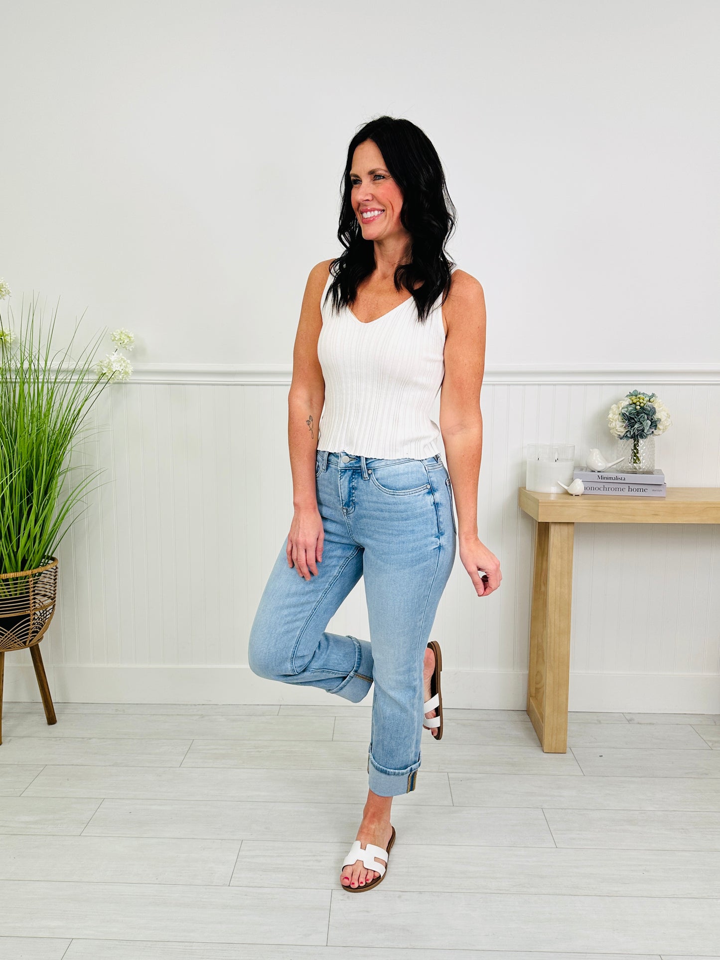 Set it Straight Tummy Control MOCO Exclusive Straight Leg Jeans