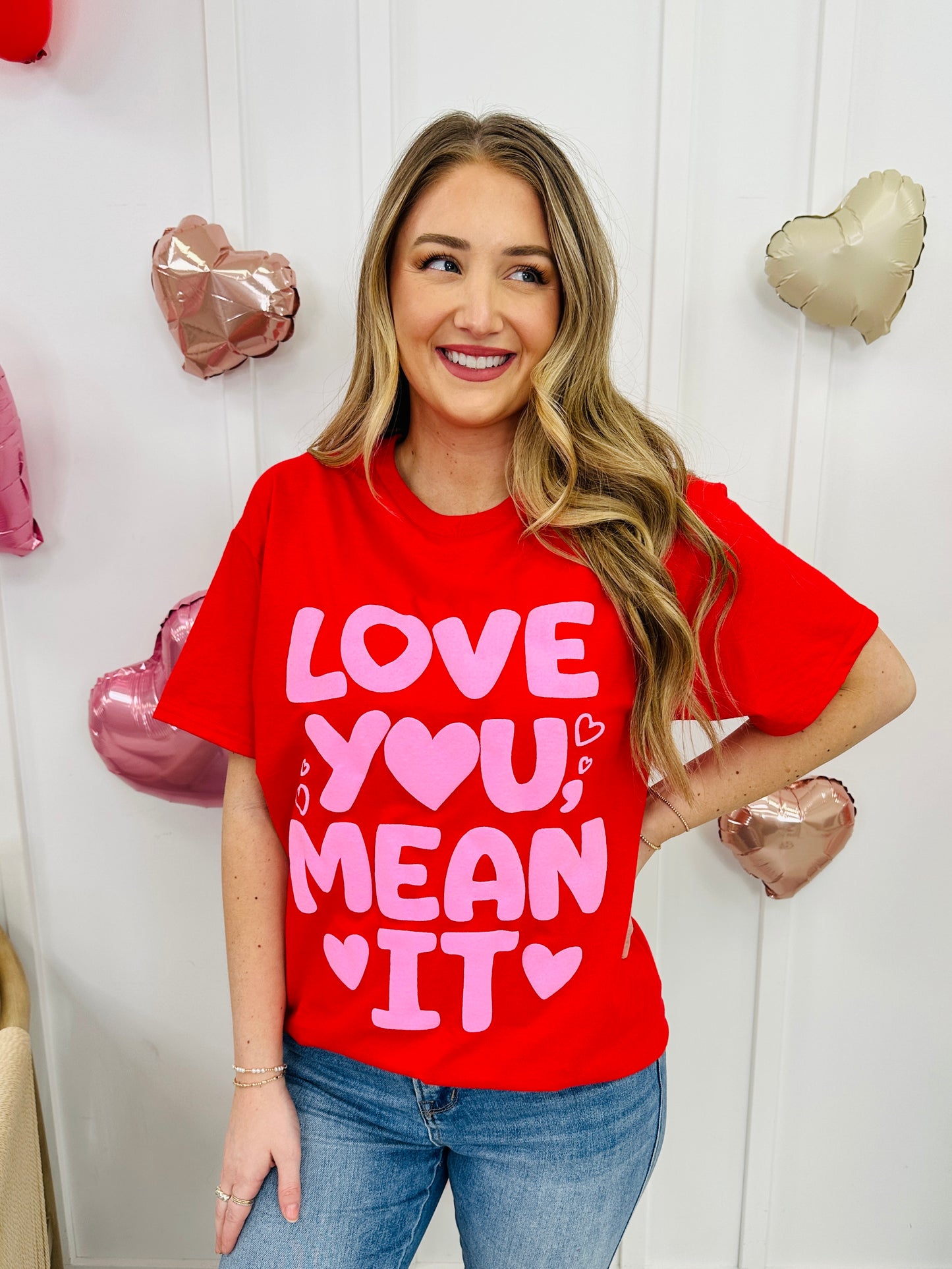 Love You, Mean It Graphic Tee
