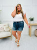 Judy Blue Grand Slam Tummy Control Shorts in Reg/Curvy