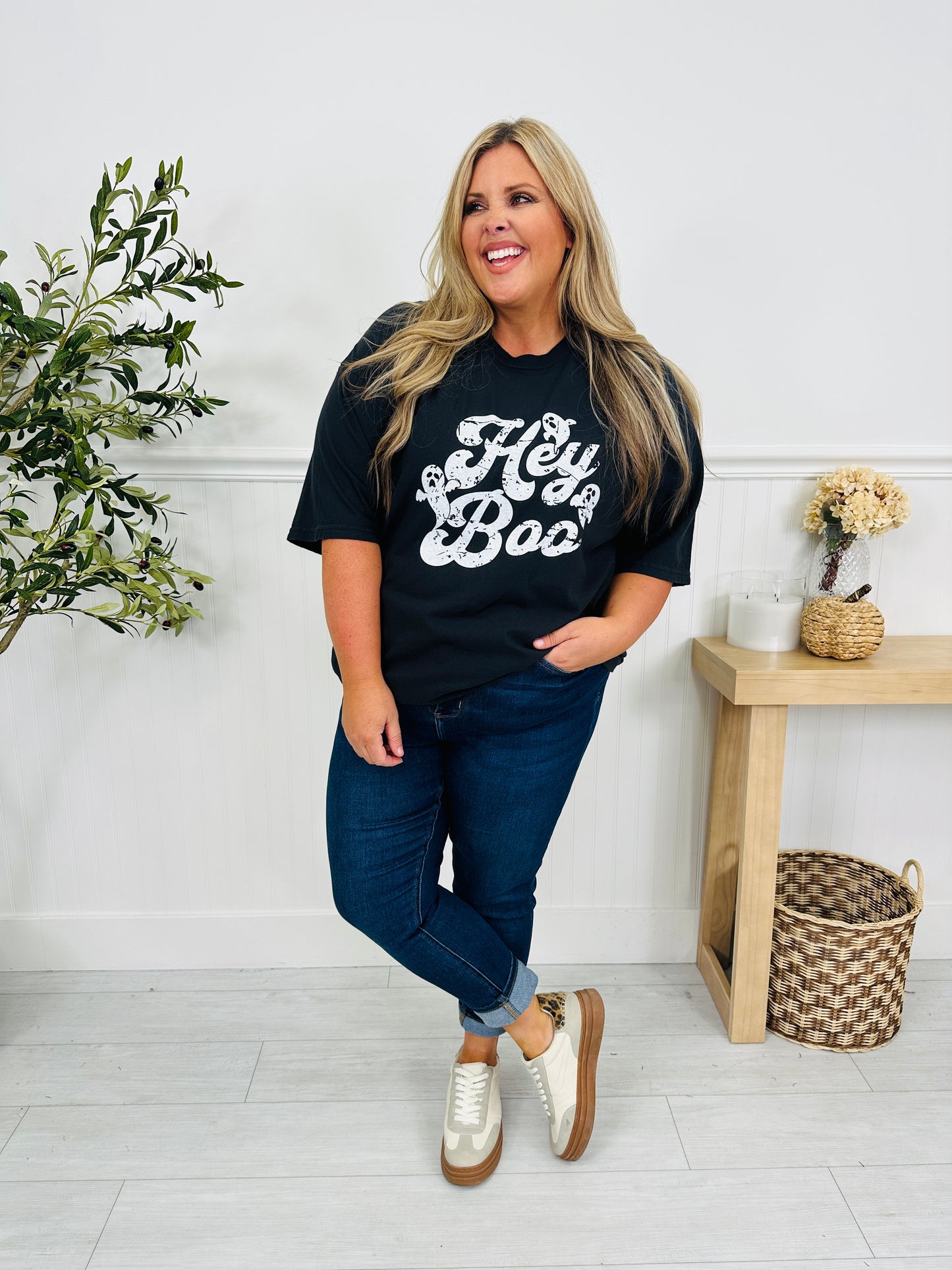 Hey Boo Graphic Tee