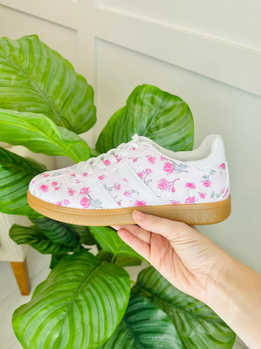 Petal Stomp Sneakers in White
