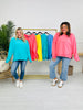 Color Pop Crewneck in Four Colors