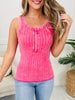 DOORBUSTER! Bright And Buttoned Tank Top- Multiple Colors!