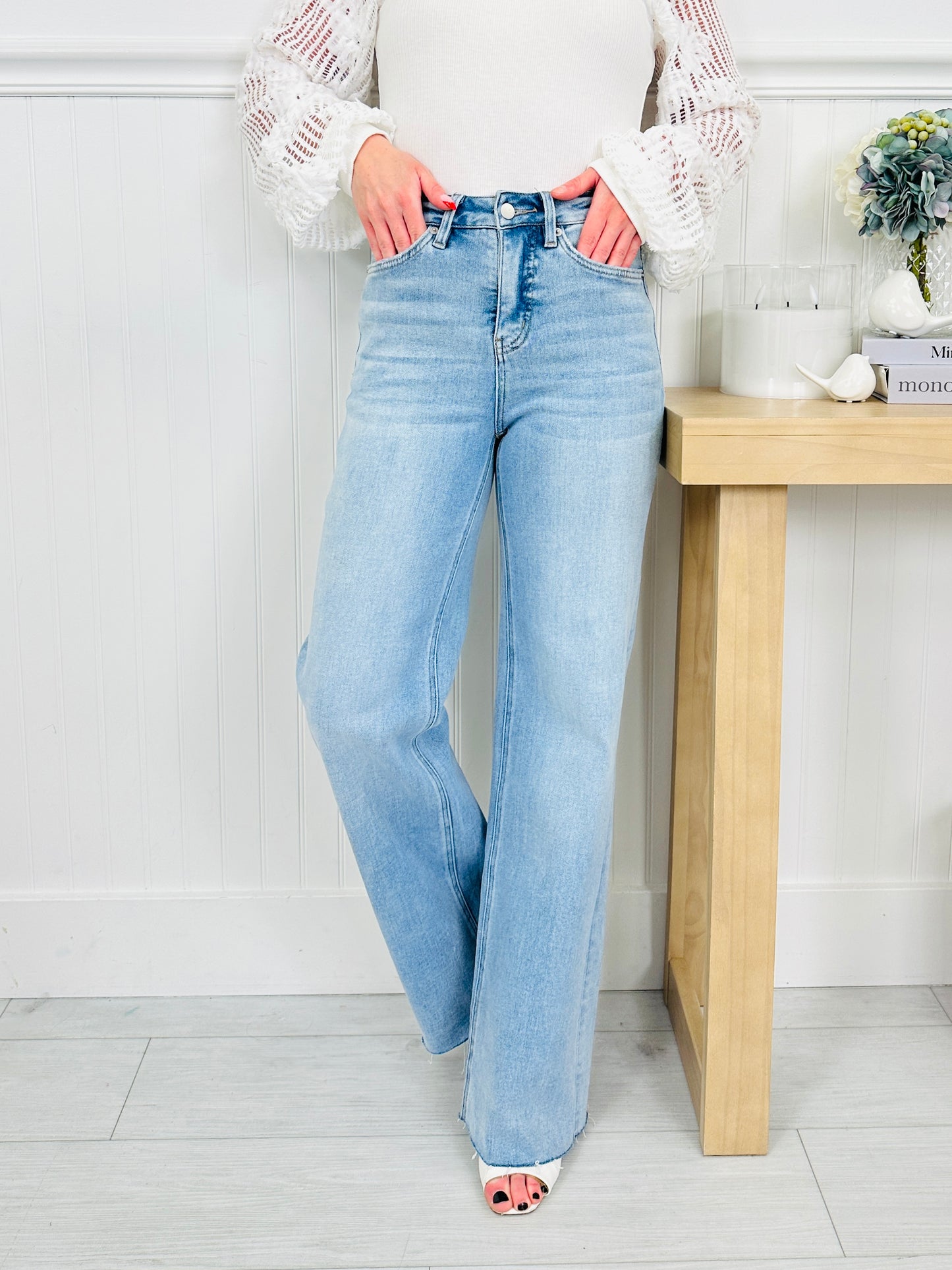 The Next Chapter Tummy Control Wide Leg Jeans