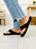 Sunset Drift Flip Flops in Black