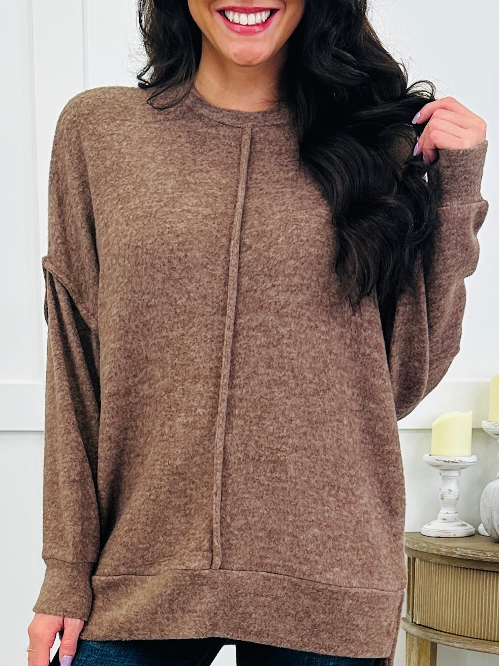 Chasing Cozy Top In Multiple Colors