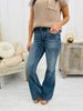 Judy Blue Stop and Stare Tummy Control Flare Jeans in Reg/Curvy